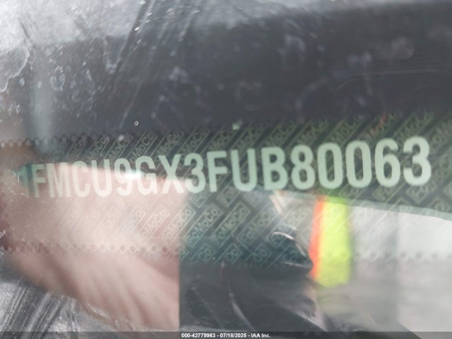 Ford 2015 2015 1FMCU9GX3FUB80063 Image 9