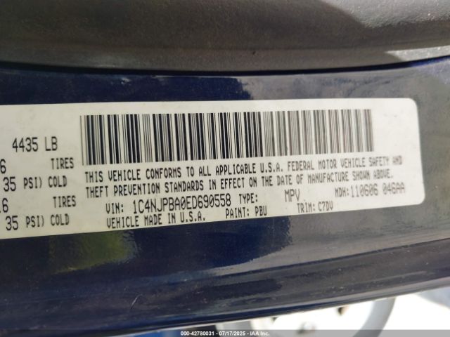 2014 JEEP PATRIOT 1C4NJPBA0ED690558 Photo 8