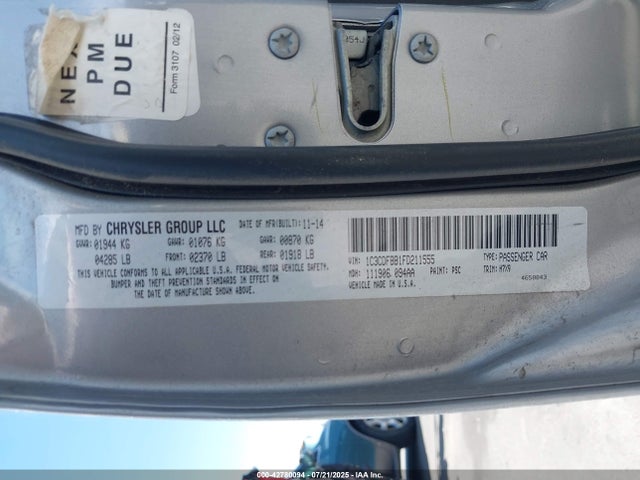 Dodge DART SXT 2015 1C3CDFBB1FD211555 Image 9