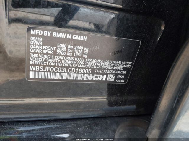 2020 BMW M5 WBSJF0C03LCD16005 Photo 8