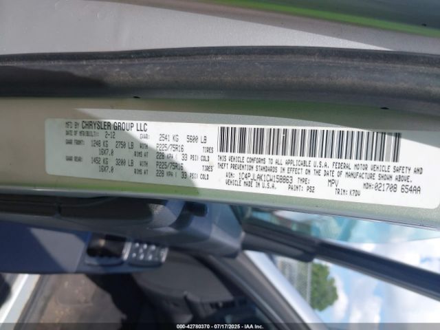 2012 JEEP LIBERTY 1C4PJLAK1CW158863 Photo 8
