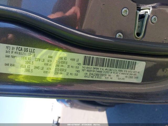 3C4NJCAB6KT658724 Jeep Compass