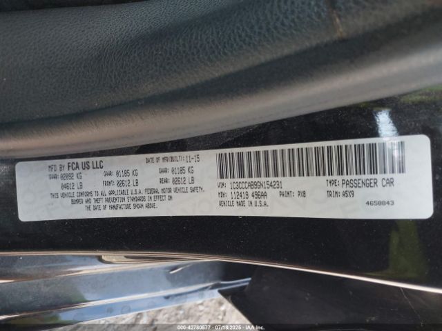 2016 CHRYSLER 200 1C3CCCAB9GN154231 Photo 8
