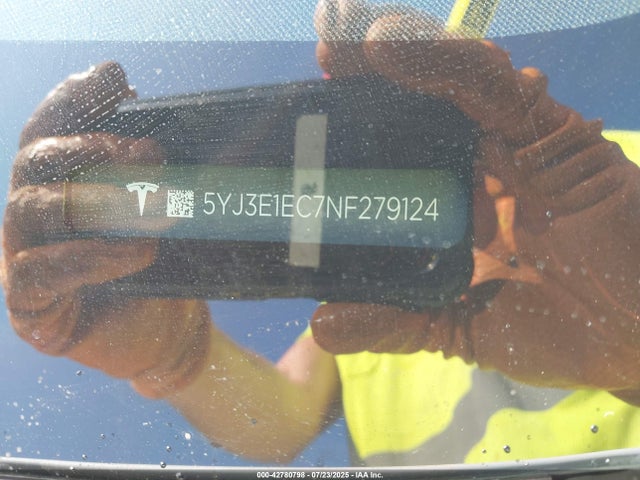 2022 TESLA MODEL 3 5YJ3E1EC7NF279124 Photo 8