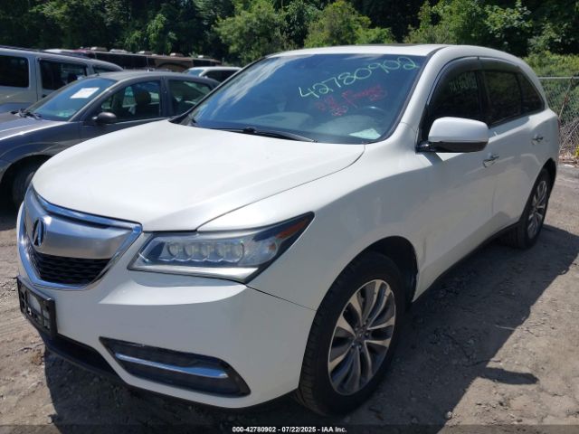 2014 ACURA MDX 5FRYD4H49EB022754 Photo 1