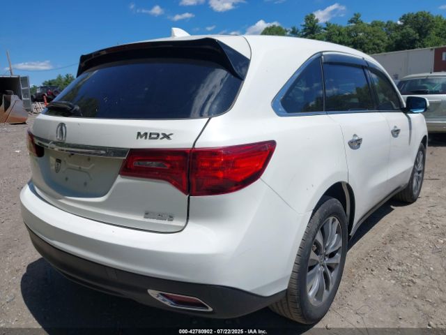 2014 ACURA MDX 5FRYD4H49EB022754 Photo 3
