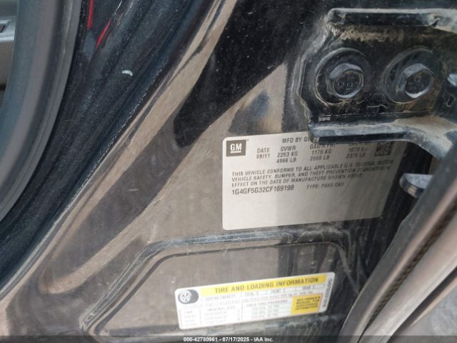 2012 BUICK LACROSSE 1G4GF5G32CF169198 Photo 8