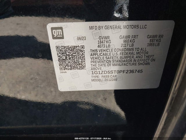 Chevrolet lfv 2023 1G1ZD5ST0PF236745 Image 9