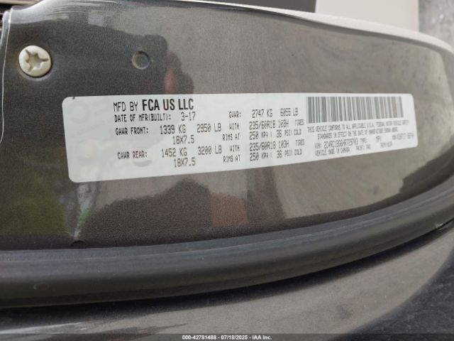2017 CHRYSLER PACIFICA 2C4RC1BG6HR729703 Photo 8