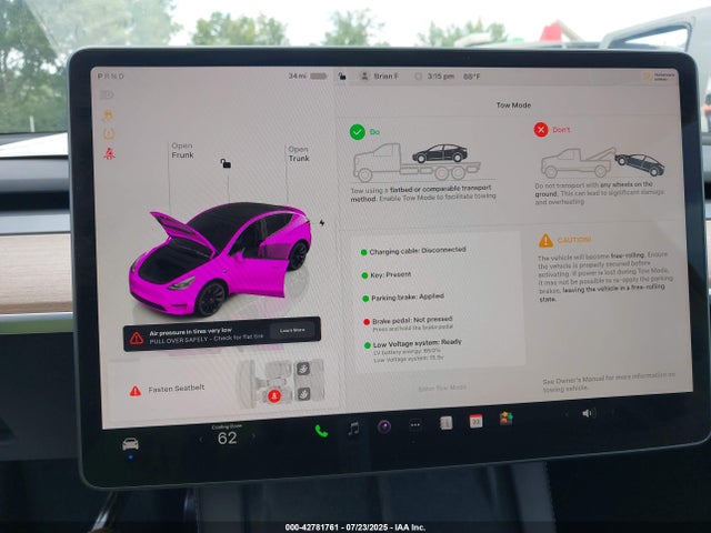 Продажа на аукционе авто 2024 Tesla Model Y Long Range Dual Motor All-wheel Drive, vin: 7SAYGDEE2RA273241, номер лота: 42781761