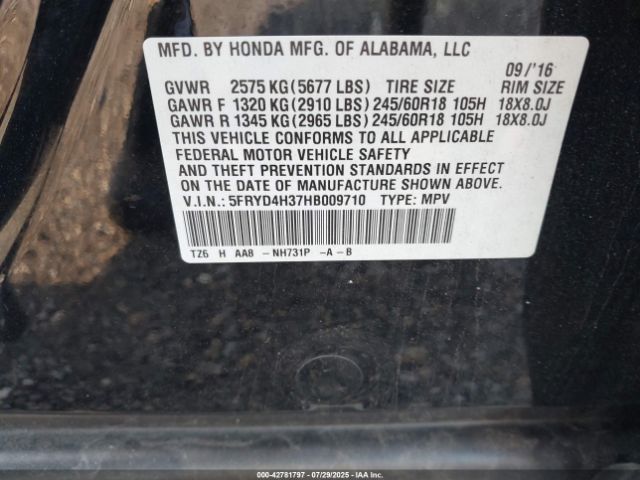 2017 ACURA MDX 5FRYD4H37HB009710 Photo 8