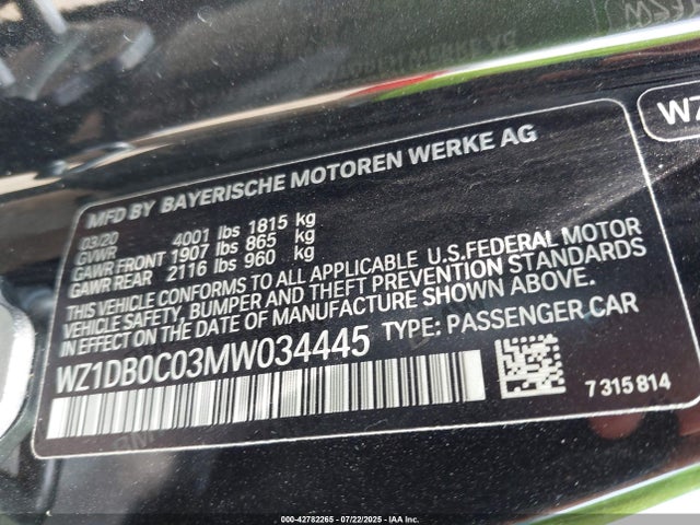 Toyota 2021 2021 WZ1DB0C03MW034445 Image 9