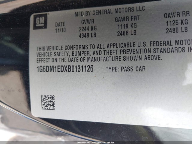 2011 CADILLAC CTS 1G6DM1EDXB0131126 Photo 8
