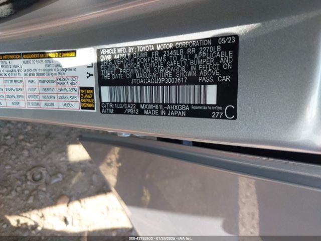 2023 TOYOTA PRIUS PRIME JTDACACU9P3003617 Photo 8