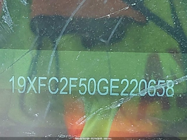 Honda k20c2 2016 19XFC2F50GE220658 Image 9