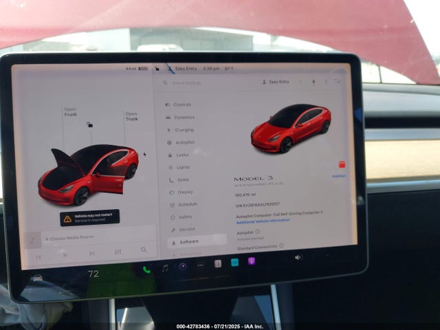2020 TESLA MODEL 3 5YJ3E1EAXLF632127 Photo 6