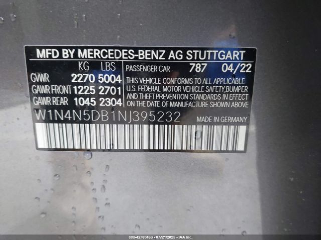 2022 MERCEDES-BENZ AMG GLA 45 W1N4N5DB1NJ395232 Photo 8