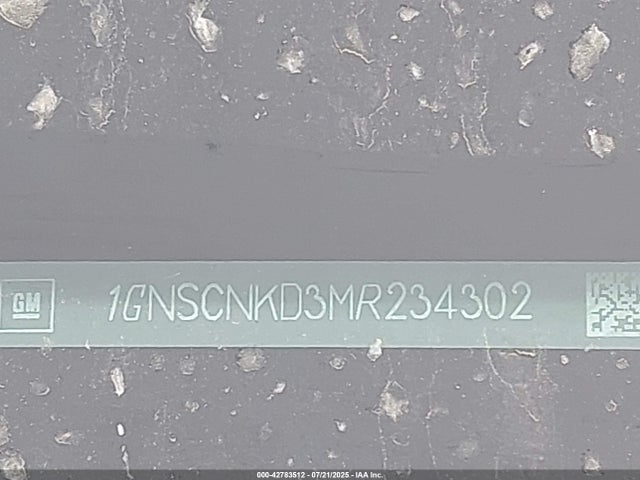 1GNSCNKD3MR234302 Chevrolet l84 - di, alum, gen 5, var 2