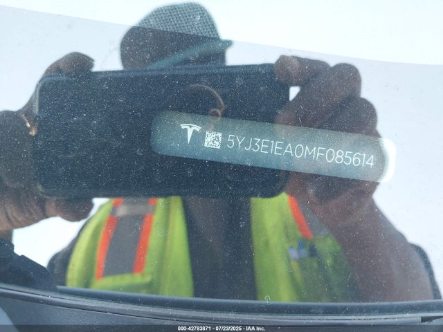 2021 TESLA MODEL 3 5YJ3E1EA0MF085614 Photo 8
