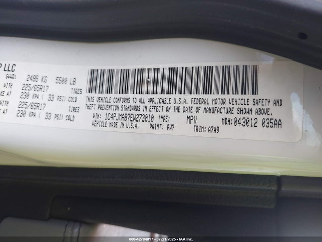 Jeep Cherokee 2014 1C4PJMAB7EW273010 Image 9