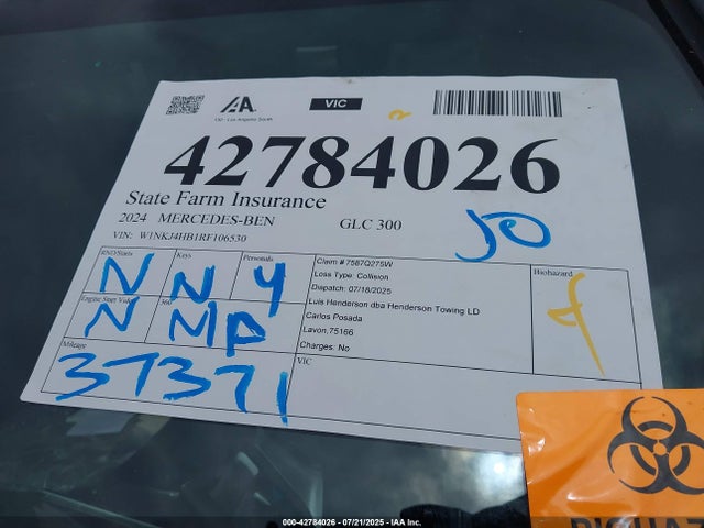 W1NKJ4HB1RF106530 Mercedes-Benz m254