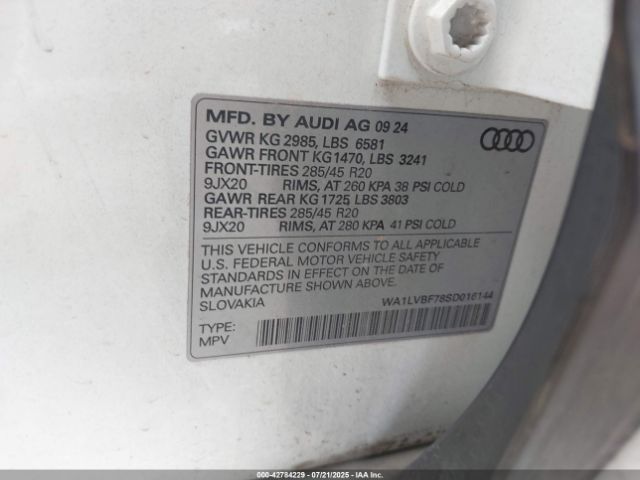 2025 AUDI Q7 WA1LVBF78SD016144 Photo 8