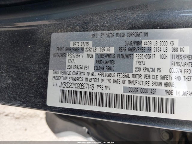 JM3KE2CY0G0687148 Mazda py