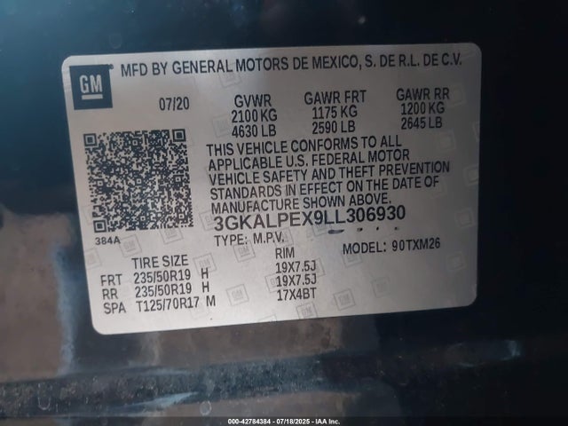 GMC ltg 2020 3GKALPEX9LL306930 Image 9