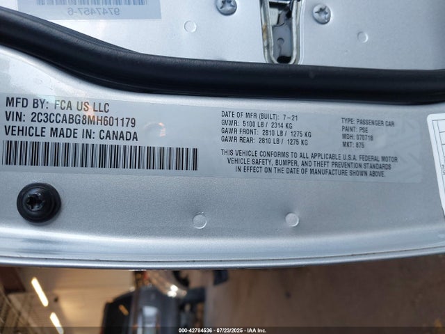 Chrysler 300 2021 2C3CCABG8MH601179 Image 9