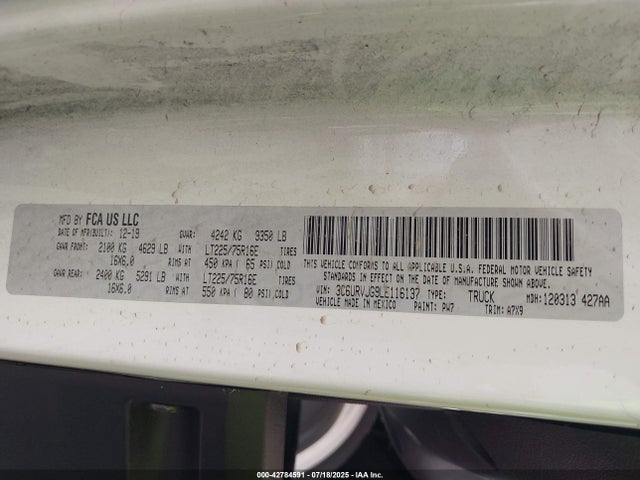 RAM 2020 2020 3C6URVJG9LE116137 Image 9