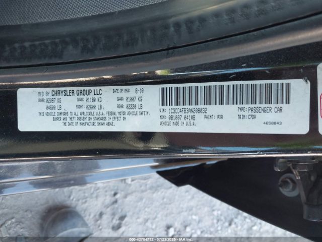 2010 CHRYSLER SEBRING 1C3CC4FB3AN208032 Photo 8