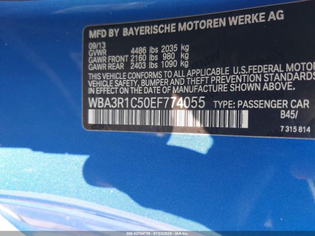 2014 BMW 435I WBA3R1C50EF774055 Photo 8
