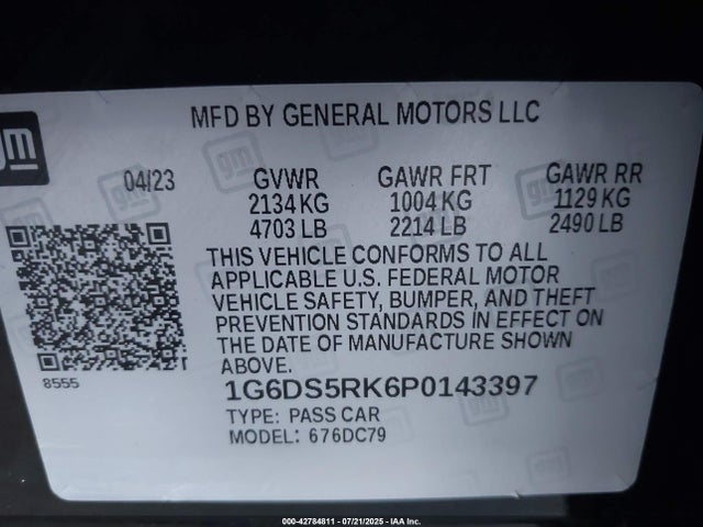 2023 CADILLAC CT5 1G6DS5RK6P0143397 Photo 8