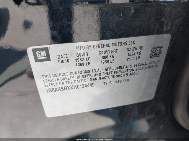 2017 CADILLAC ATS 1G6AA5RXXH0124449 Photo 8