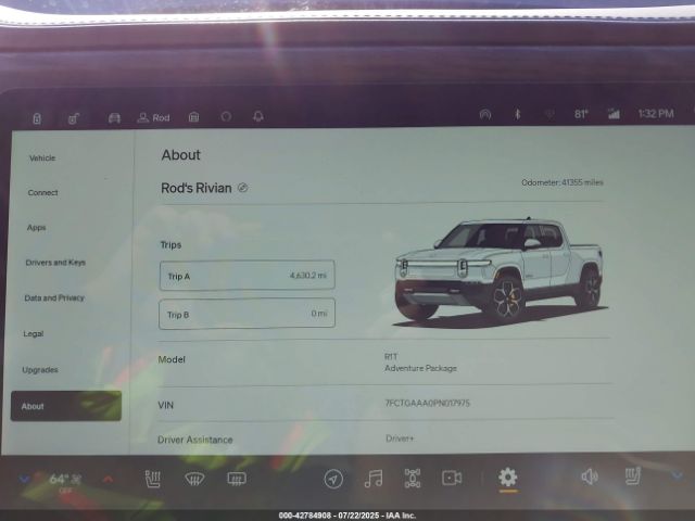 2023 RIVIAN R1T 7FCTGAAA0PN017975 Photo 6
