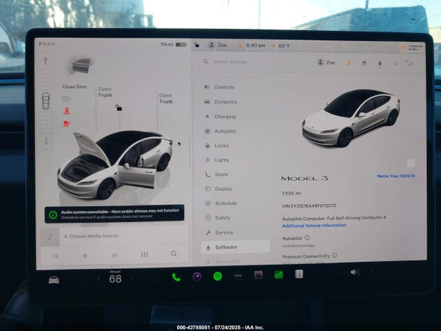 2024 TESLA MODEL 3 5YJ3E1EA4RF872072 Photo 6