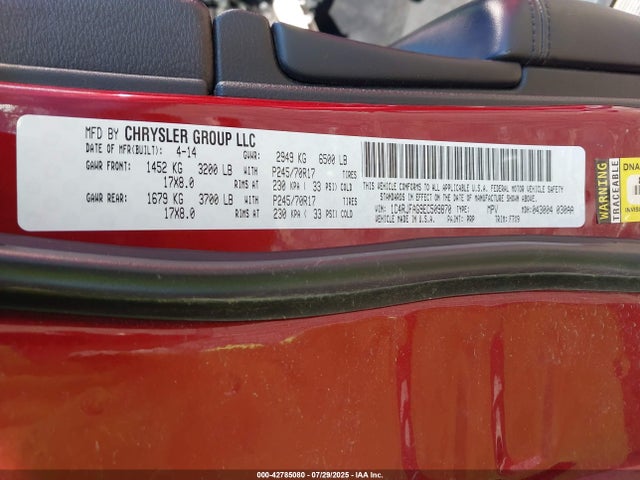 Jeep 2014 2014 1C4RJFAG9EC509870 Image 9