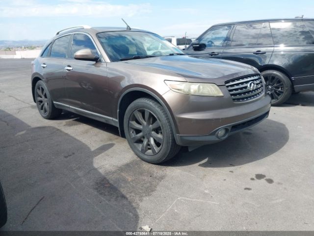 42785641 :رقم المزاد ، JNRAS08U35X101893 vin ، 2005 Infiniti Fx35 مزاد بيع