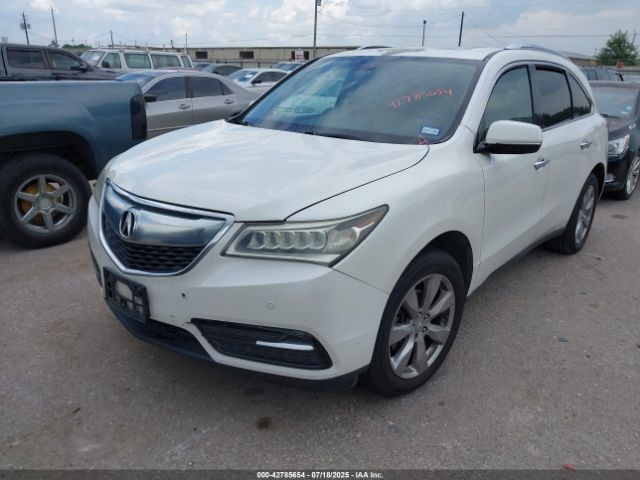 2014 ACURA MDX 5FRYD3H81EB016122 Photo 1