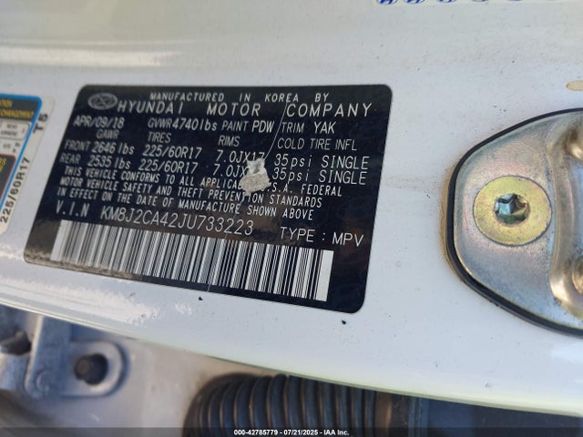 Hyundai gdi nu 2018 KM8J2CA42JU733223 Image 9