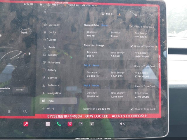 2019 TESLA MODEL 3 5YJ3E1EB1KF441834 Photo 6