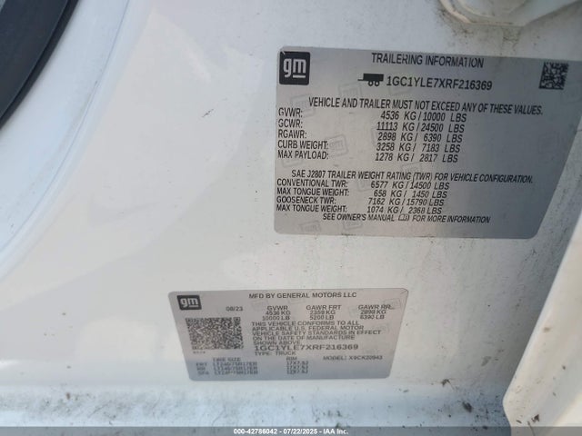 Chevrolet l8t 2024 1GC1YLE7XRF216369 Image 9