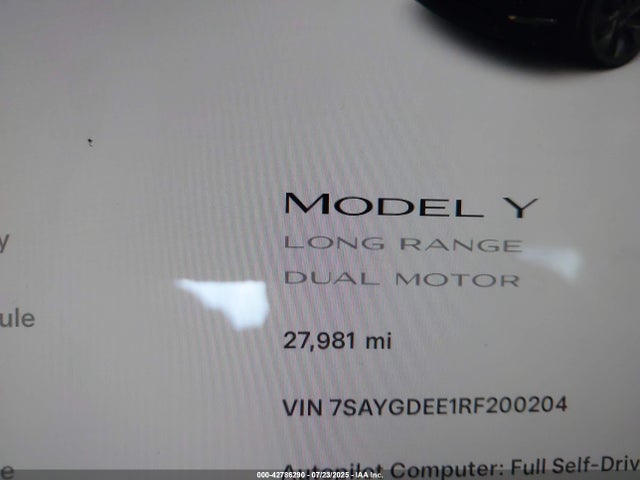 2024 TESLA MODEL Y 7SAYGDEE1RF200204 Photo 6