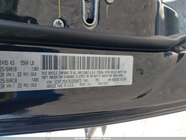 1C4PJMDX7KD259073 Jeep Cherokee