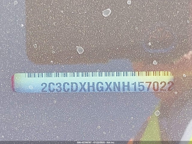 2C3CDXHGXNH157022 Dodge 2022