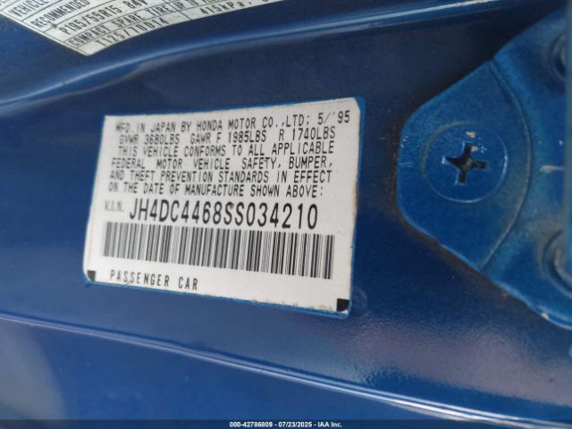 1995 ACURA INTEGRA JH4DC4468SS034210 Photo 8