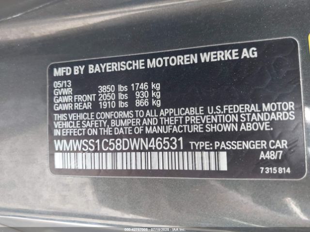 2013 MINI PACEMAN WMWSS1C58DWN46531 Photo 8