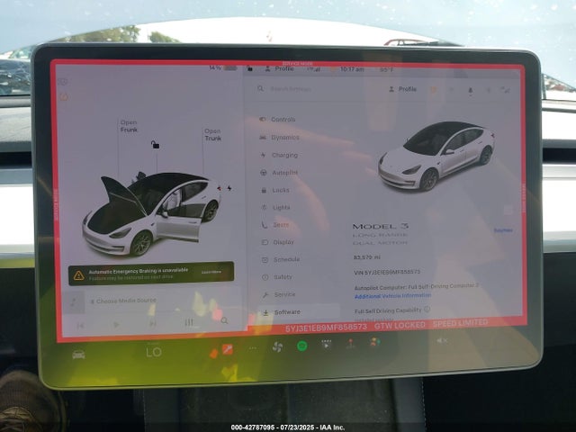 2021 TESLA MODEL 3 5YJ3E1EB9MF858573 Photo 6