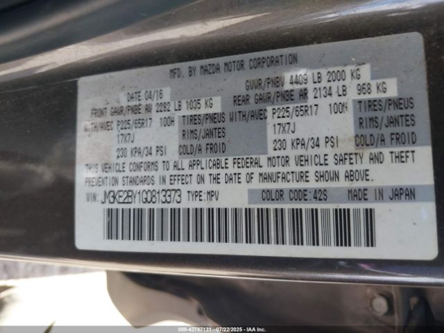 2016 MAZDA CX-5 JM3KE2BY1G0813373 Photo 8