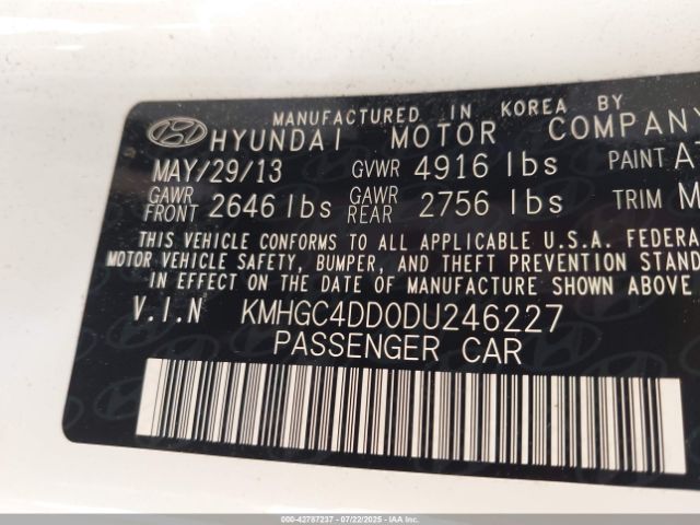 2013 HYUNDAI GENESIS KMHGC4DD0DU246227 Photo 8